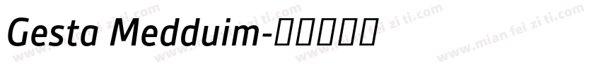 Gesta Medduim字体转换